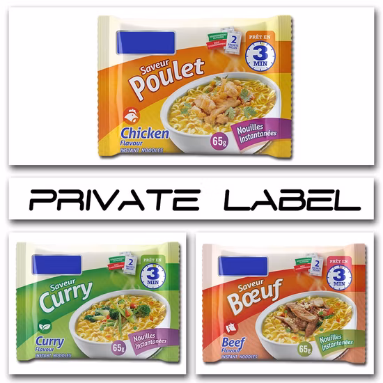 Sinomie Brand Halal Produttore cinese Oem Noodle istantanei per ramen sfuso al gusto di pollo