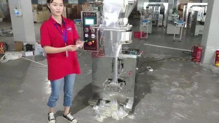 Macchina imballatrice automatica per il riempimento di granuli di patatine fritte con datteri rossi